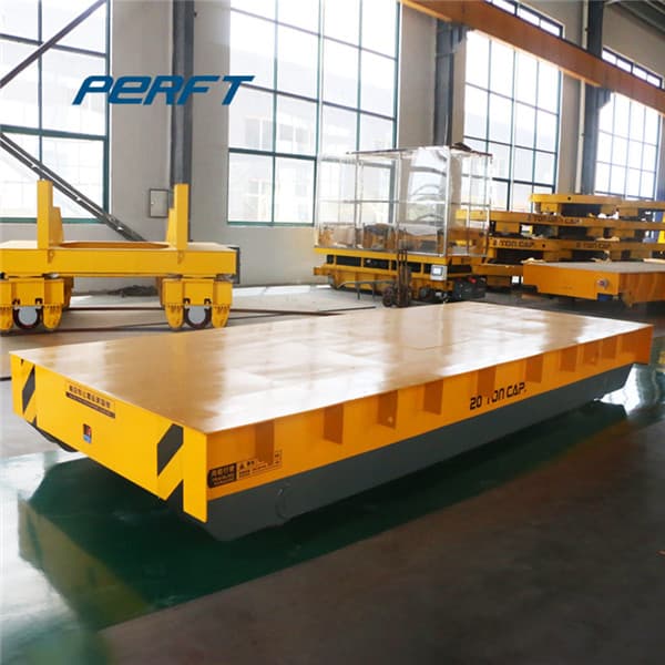 flexible electric flat cart for freight rail